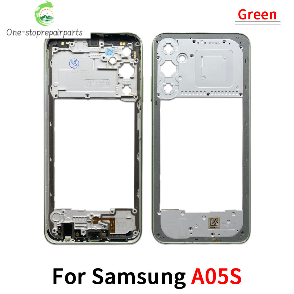 New For Samsung A15 4G A155F / A15 5G A156B / A05 / A05s / A25 5G Housing Middle Frame Bezel Middle Plate Cover Samsung phone repair parts