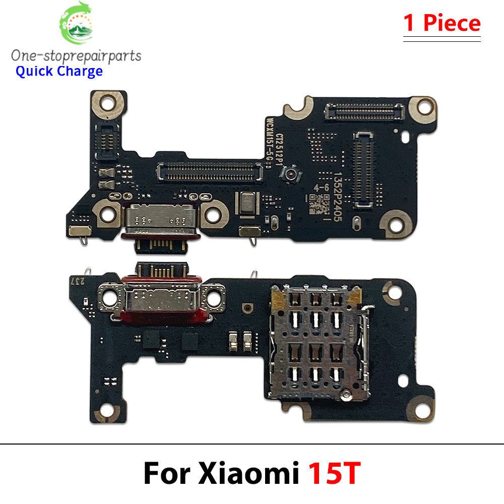 USB Charging Port Dock Charger Plug Connector Board Flex Cable For Xiaomi Mi 11 11T 12 12T 13 13T 14 14T 15 15T Pro Lite Ultra Xiaomi  Xiao mi phone repair parts