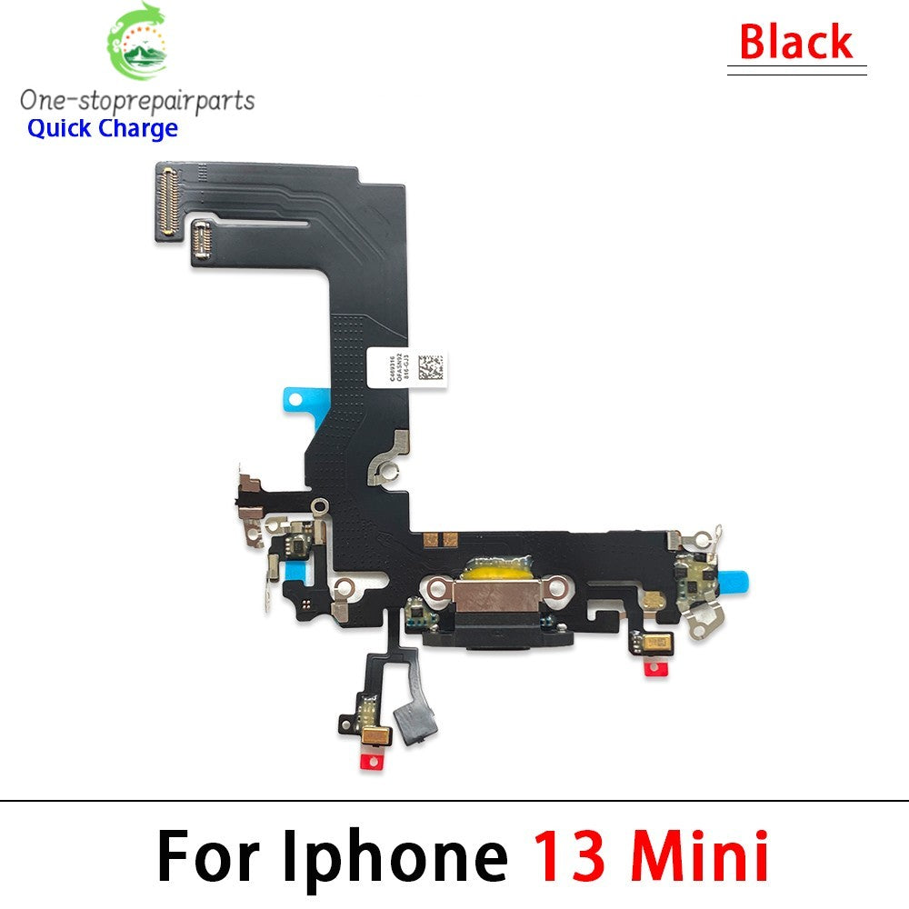 New For iPhone 11 12 13 14 15 Pro 11Pro 12Pro 13Pro Max Mini Plus USB Charger Charging Dock Port Connector Microphone Flex Cable  iPhone phone repair parts