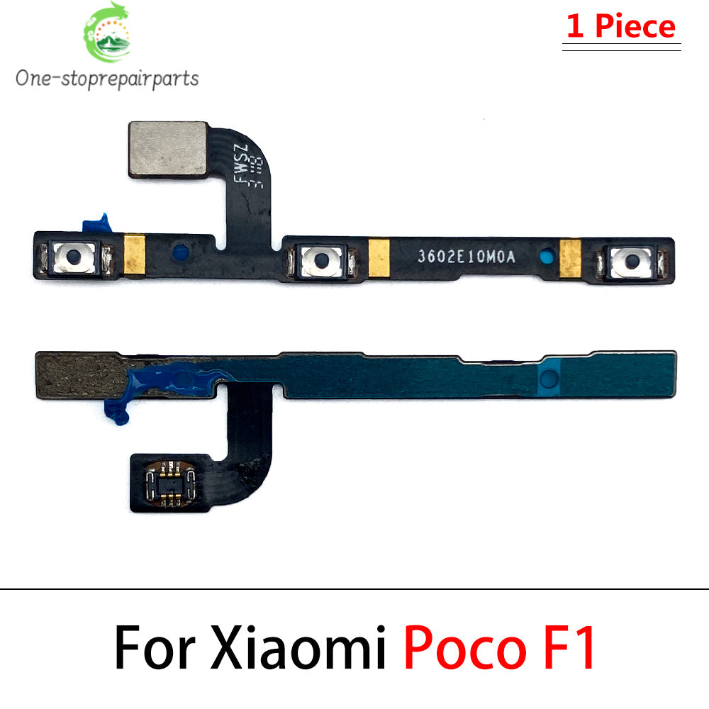 New For Xiaomi Poco F1 F2 F3 F4 F5 M3 M4 X3 X4 X5 X6 Pro 4G 5G GT Power Switch On / Off Button Volume Key Button Flex Cable  Xiaomi  Xiao mi phone repair parts