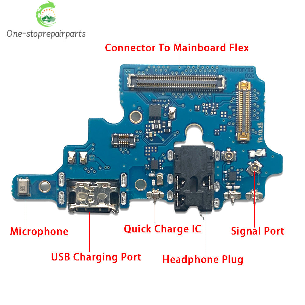 For Samsung Note 10 Plus Lite S20 Plus Ultra S981B S986B S988B N976F USB Charging Port Dock Charger Connector Board Flex Cable Samsung phone repair parts