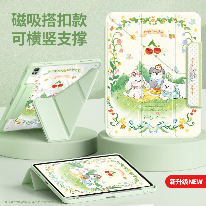 For Huawei matepad11.5s tablet case 115s protective case 2026 new air12 |/2024 magnetic buckle pro2025 with pen slot se10.4 soft light version 10.8 apple kitten Tablet Accessories