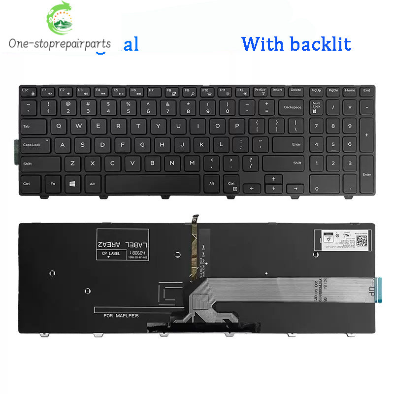 New ORIGINAL Laptop Keyboard For DELL Inspiron 17-5748 5749 5755 5758 5759 P26E Dell laptop repair parts