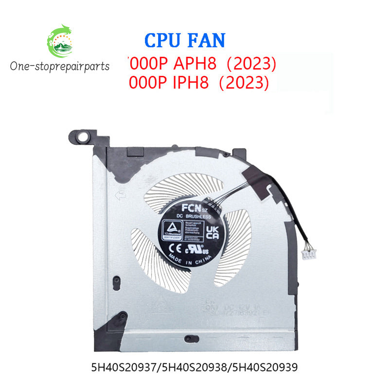 New Original Laptop CPU GPU Cooling Fan FOR Lneovo Legion R7000P R7000 ARH8 Y7000P IRH8 2023 5H40S20937 Lenovo laptop repair parts