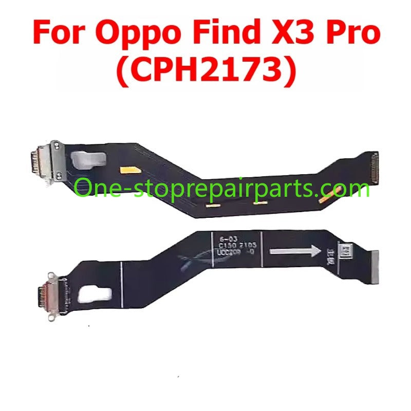 Charge Board For OPPO Find X5 Pro X3 Lite X2 Neo X 5G Charging Port Plate Ribbon Socket Usb Connector Phone Parts Flex Cables Oppo phone repair parts