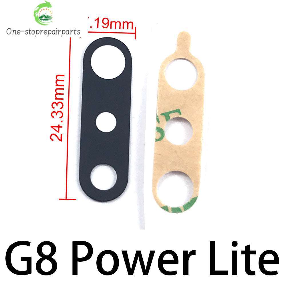For Motorola Moto G8 G9 Plus Play Power Lite Rear Back Camera Glass Lens with Glue Motorola phone repair parts