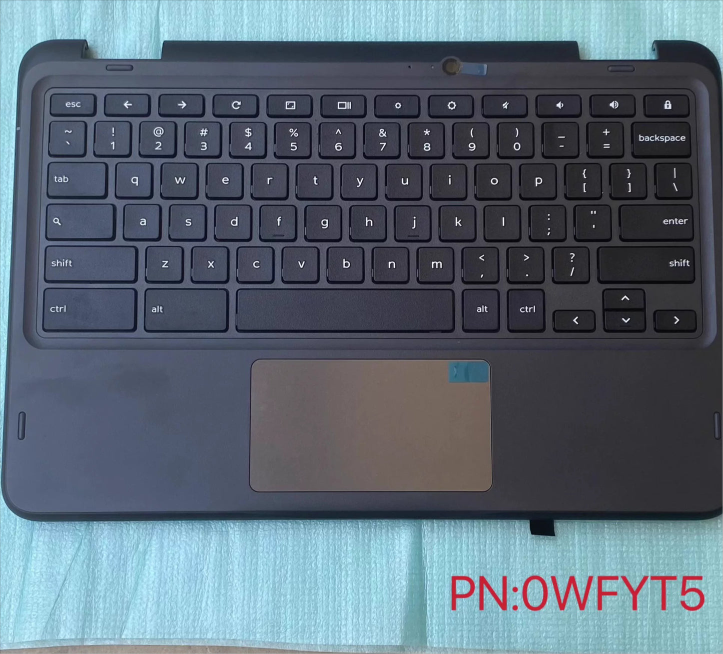 Upper case keyboard for Dell Chromebook 3100 C case, keyboard  touchpad 0WFYT5  topcase palmrest keybooard