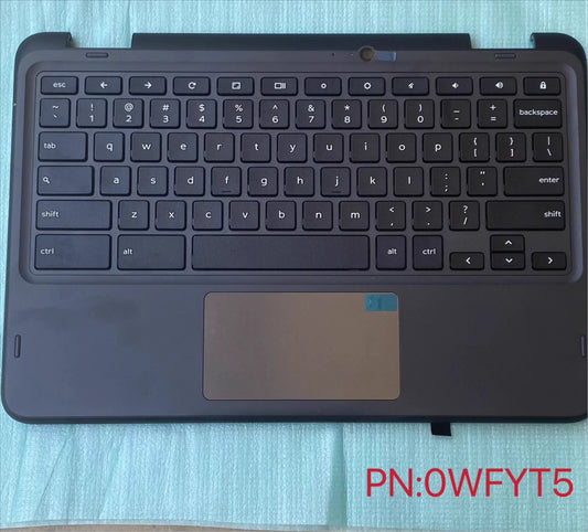 Upper case keyboard for Dell Chromebook 3100 C case, keyboard  touchpad 0WFYT5  topcase palmrest keybooard