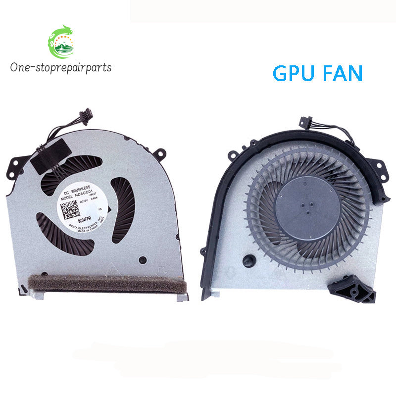 NEW ORIGINAL Laptop CPU GPU Cooling Fan For HP OMEN 5 Air 15-DH TPN-C143 L57330-001 HP laptop repair parts