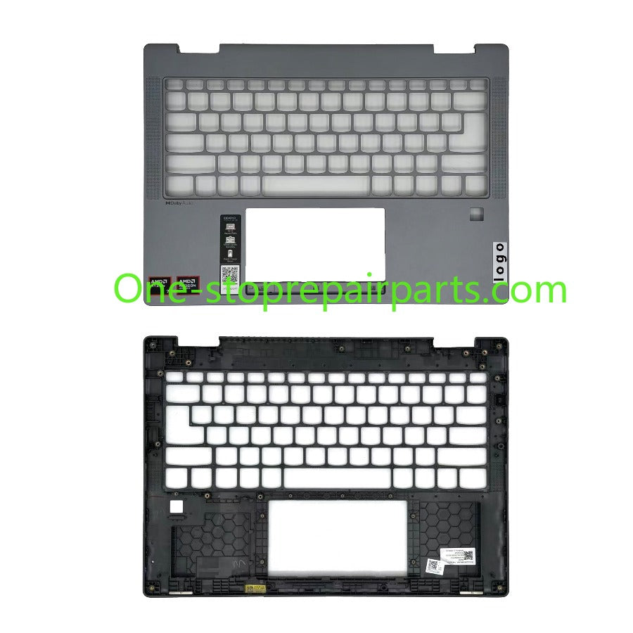 Cover case for Lenovo Ideapad 5 2-in-1 14IRU9 14IRH9 14Q8X9 14AHP9 NB6837 lcd back housing bezel upper topcase palmrest lower bottom hinge cover Lenovo laptop repair parts