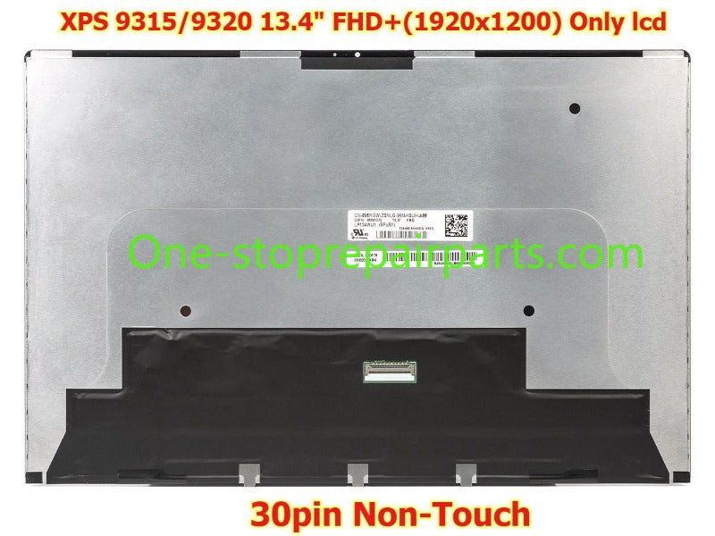 Lcd screen for DELL XPS13 9315 9320 2k FHD UHD 4K LQ134N1JW01 LQ134N1JY01/R1JY01 NVK9M ATNA34XK04-0 ATNA34XK01-0 0J87XJ 0W1CGX 0VNRJ0 0D6X6W display assembly touch non-touch