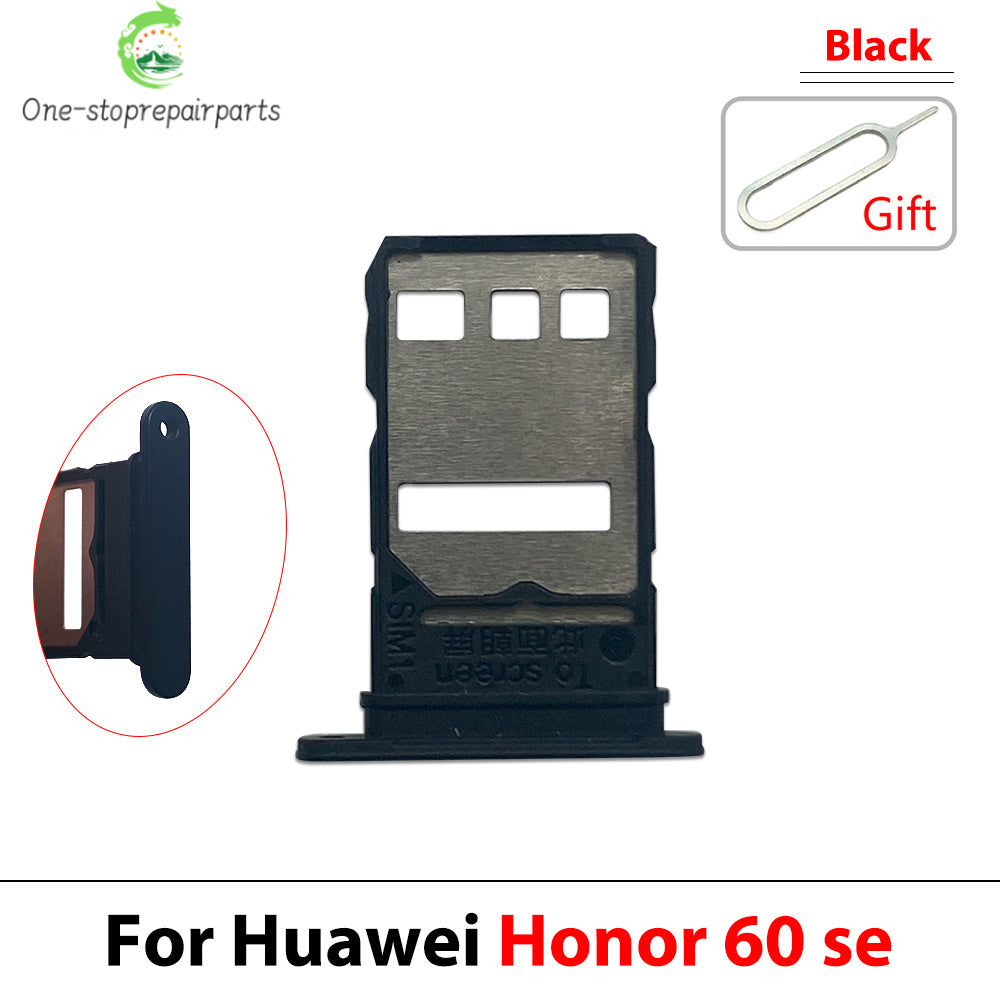 New For Huawei Honor 50 60 70 80 90 Pro Se Lite Plus 5G SIM Card Slot SD Card Tray Holder Adapter Huawei phone repair parts
