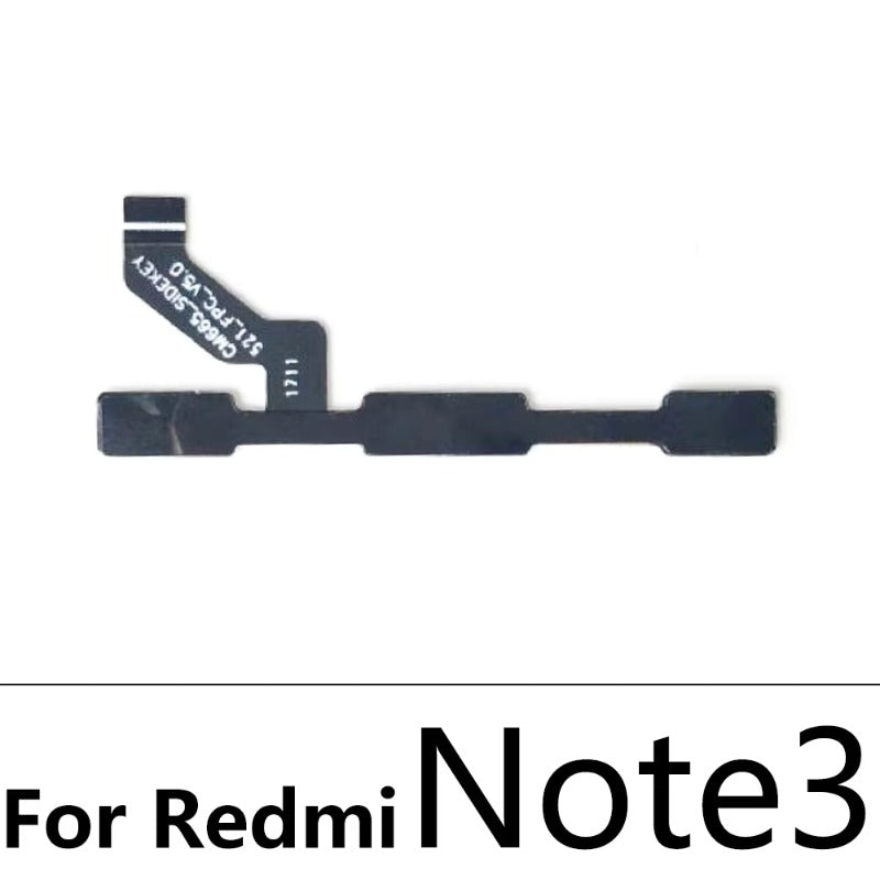 Volume Button Power Switch On Off Button Flex Cable For Xiaomi Redmi Note 3 4 4X 5 5A 6 7 8 8T 9 9T 10 Pro 9s 5G Power Key Xiaomi  Xiao mi phone repair parts