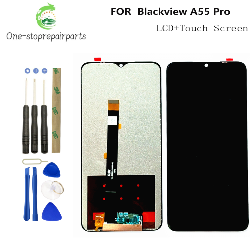 New For Blackview A55 LCD Display Touch Screen Digitizer Assembly For Blackview A55 Pro LCD Display A55Pro LCD Touch Seonsor Other Brand Phone repair parts