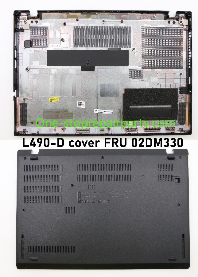 Cover case for Lenovo Thinkpad L480 L485 L490  lcd back housing bezel upper palmrest lower bottom hing cover 01LW315 02DM325 5CB0W66971 5CB0W74087 02DM330 01LW319 Lenovo laptop repair parts