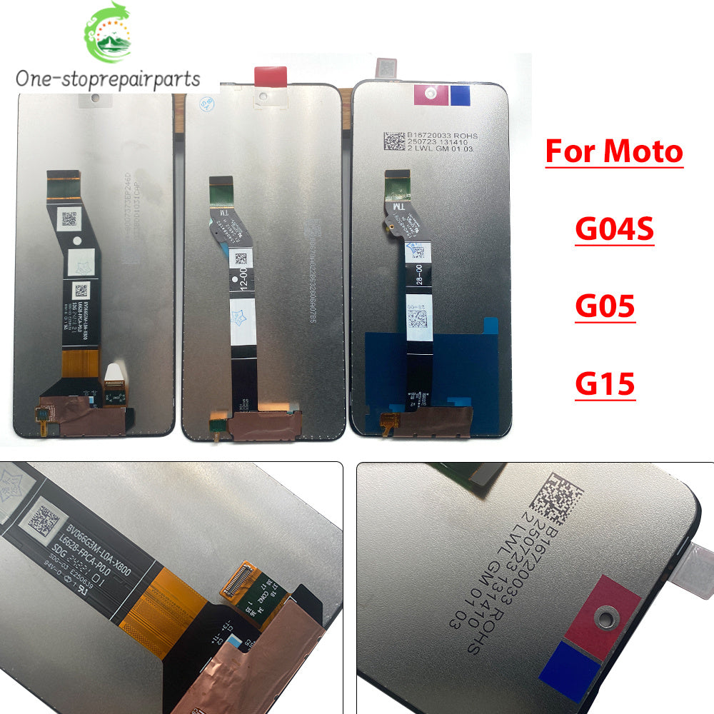 LCD Display Touch Screen Digitizer Assembly For Motorola Moto G04 G04s G05 G13 G14 G15 G23 G73 G24 G34 G35 G55 G75 G85 G86 G96 Motorola phone repair parts