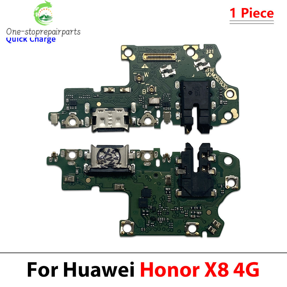 USB Charger Charging Port Connector Flex Cable For Huawei Honor X6 X6A X6B X6C X7 X7A X7B X7C X8 X8A X8C X9 X9A X9B X9C 4G 5G Huawei phone repair parts