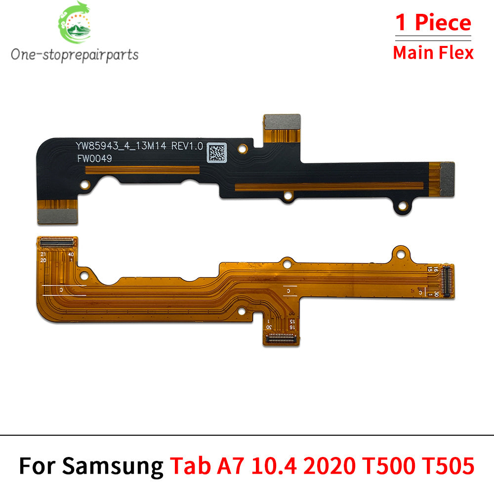 10Pcs, Main Board LCD Display Flex Cable For Samsung Tab A7 10.4 2020 T500 T505 A8 10.5 2021 X200 X205 S7 T736 T736B T870 T875 Samsung phone repair parts