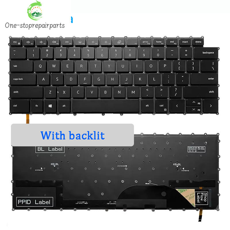 New Original Laptop Keyboard For DELL XPS 15 9500 9510 9520 17 9700 9710 9720 9730 Dell laptop repair parts