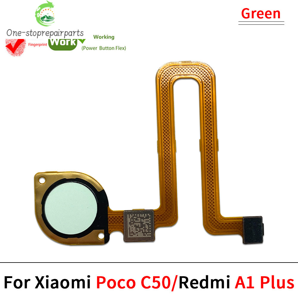 Home Button FingerPrint Touch ID Sensor Flex Cable Ribbon For Xiaomi Poco C50 C55 C65 C71 Replacement Parts Xiaomi  Xiao mi phone repair parts