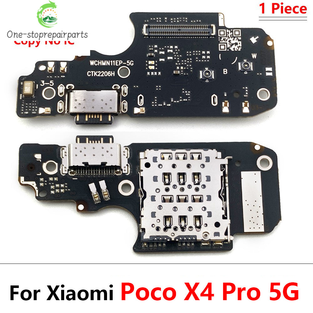 USB Port Charger Dock Connector Charging Board FLex Cable For Xiaomi Poco F1 F2 Pro F3 X3 X4 M3 M4 Pro 4G 5G Mic Microphone  Xiaomi  Xiao mi phone repair parts