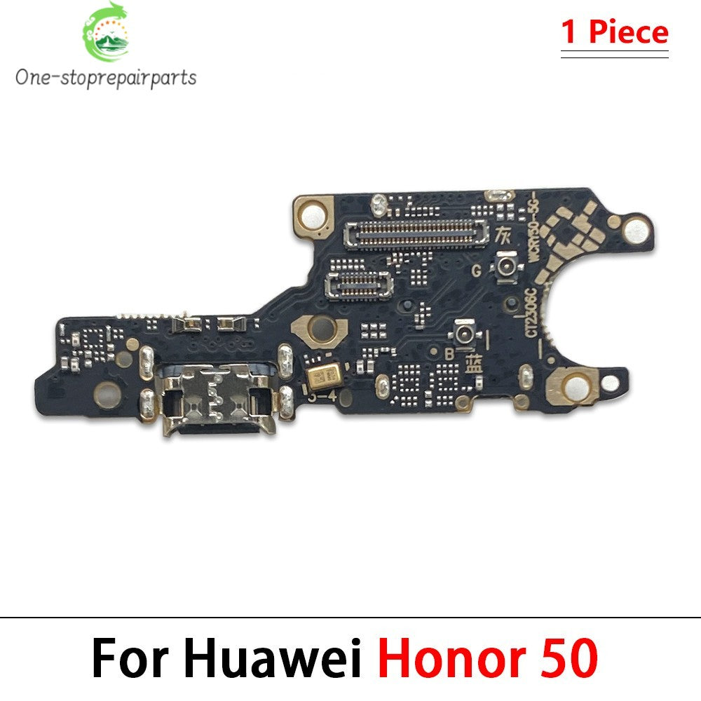 10Pcs. Dock Connector USB Charger Charging Port Flex Cable For Huawei Honor 50 60 Pro Se Lite Huawei phone repair parts