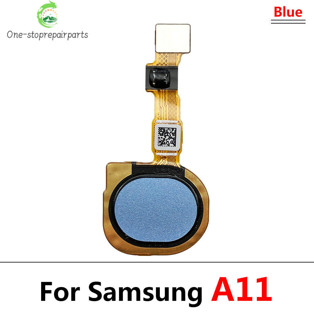 Fingerprint Scanner For Samsung A11 A31 A51 A71 A20 A30 A40 A50 A70 Home Button Fingerprint Menu Return Key Sensor Flex Cable Samsung phone repair parts