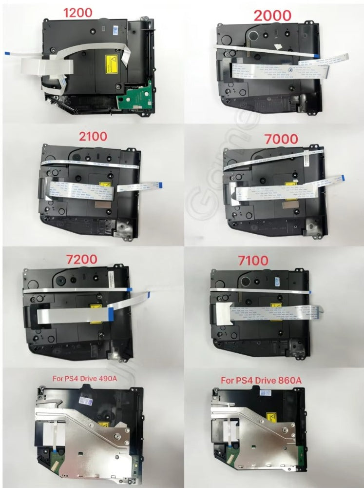 Original Replacement Blu-ray DVD Drive for PS4 1200 Slim Pro Game Console CUH-2000 7200 2100 CUH 7000 7100 KEM-860 Game console repair parts