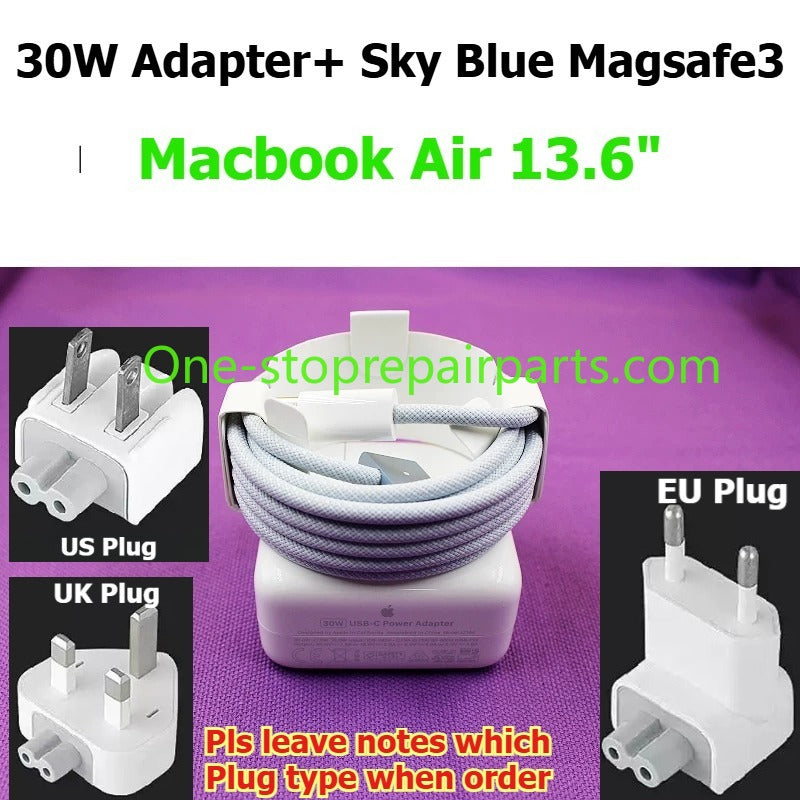 USB-C to MagSafe 3 Cable Power Adapter 30W 35W 70W 96W 140W  for Apple Macbook Magsafe3 Macbook Air A3448 A3449 A3240 A3241 Pro A3434 A3429 A3426 M2 M3 M4 M5  magnetic