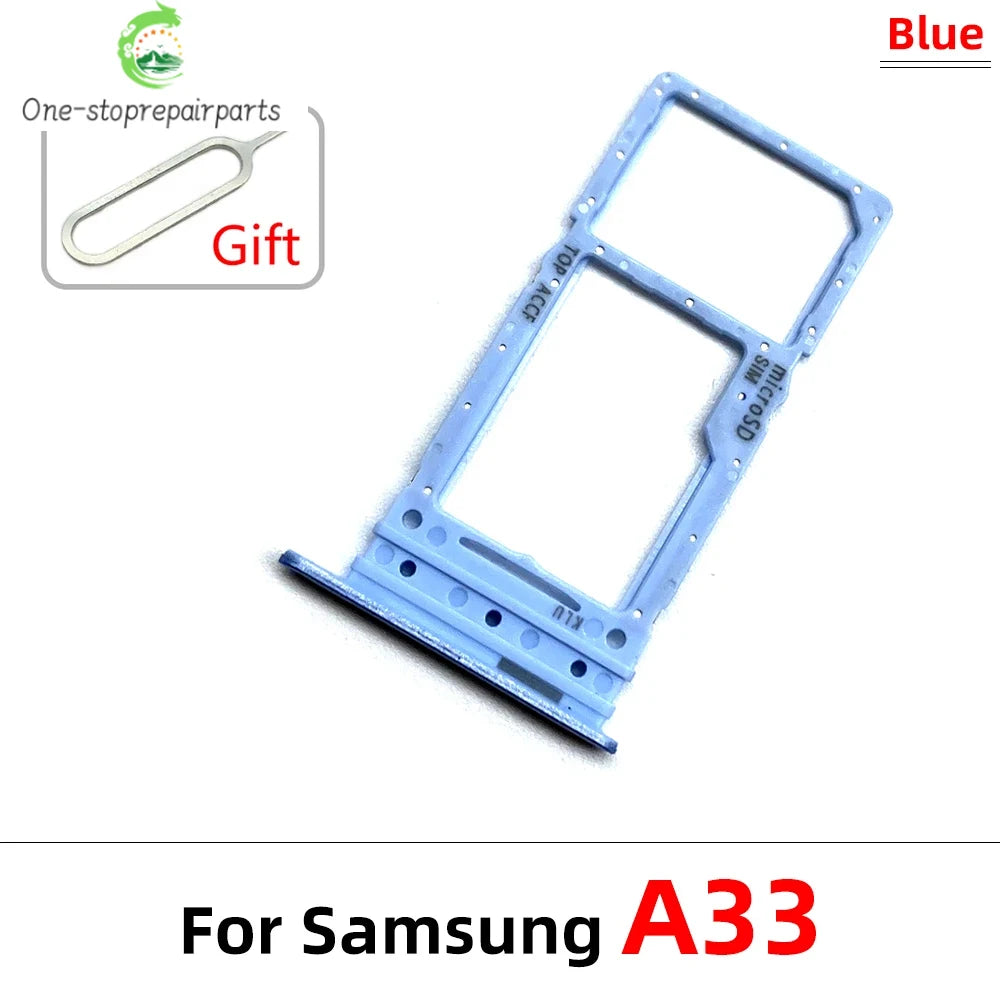 New For Samsung A23 A33 A53 A73 5G SIM Card Tray Slot Holder Replacement Parts Samsung phone repair parts