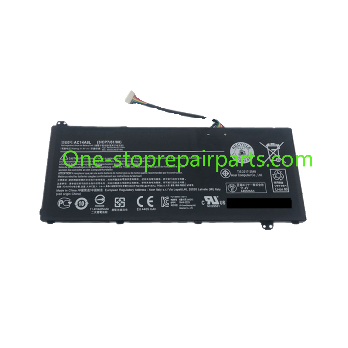 Replacement Battery for Acer Nitro3 VX5-591G N16C7 V15 AC14A8L V15 Nitro series MS2391 Aspire VN7-571 VN7-571G VN7-591 VN7-591G VN7-791 VN7-791G VN7-591G-74SK battery