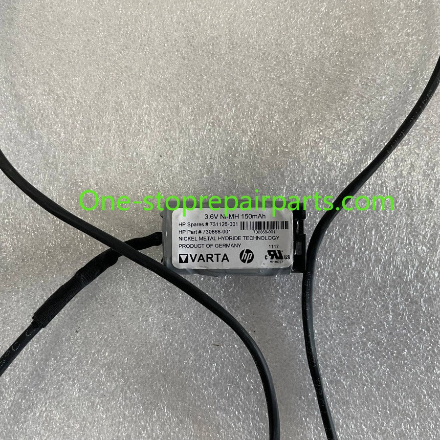 HPE Battery Pack 4.3V NiMH New 2026 FBWC 4GB Cache Battery 731126-001 730868-001 Full Capacity HPE replacement battery for Smart Array controllers Server repair parts