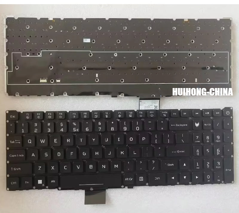 Acer Predator Helios 16 PH 16 - 71/72-94 UE 97YG N23Q1 Keyboard