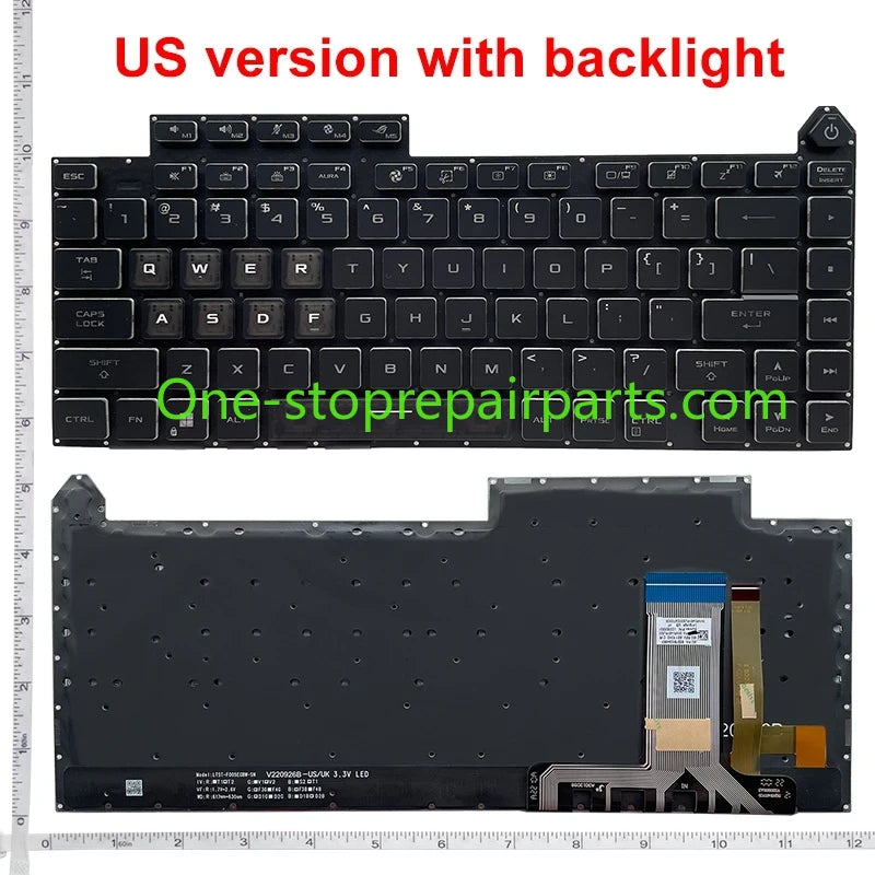 US Laptop Keyboard For ASUS ROG Strix G16 7/8 G614 G614J G614JU G614JV G614JI G634 G634J G634JZ G634JY  Asus laptop repair parts