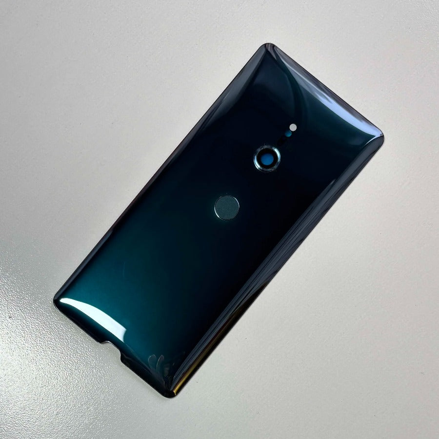 AAA+ Quality New 6.0" For Sony Xperia XZ3 Back Battery Cover Glass Housing Rear Door Case Parts With Camera Lens Replacement Sony phone repair parts