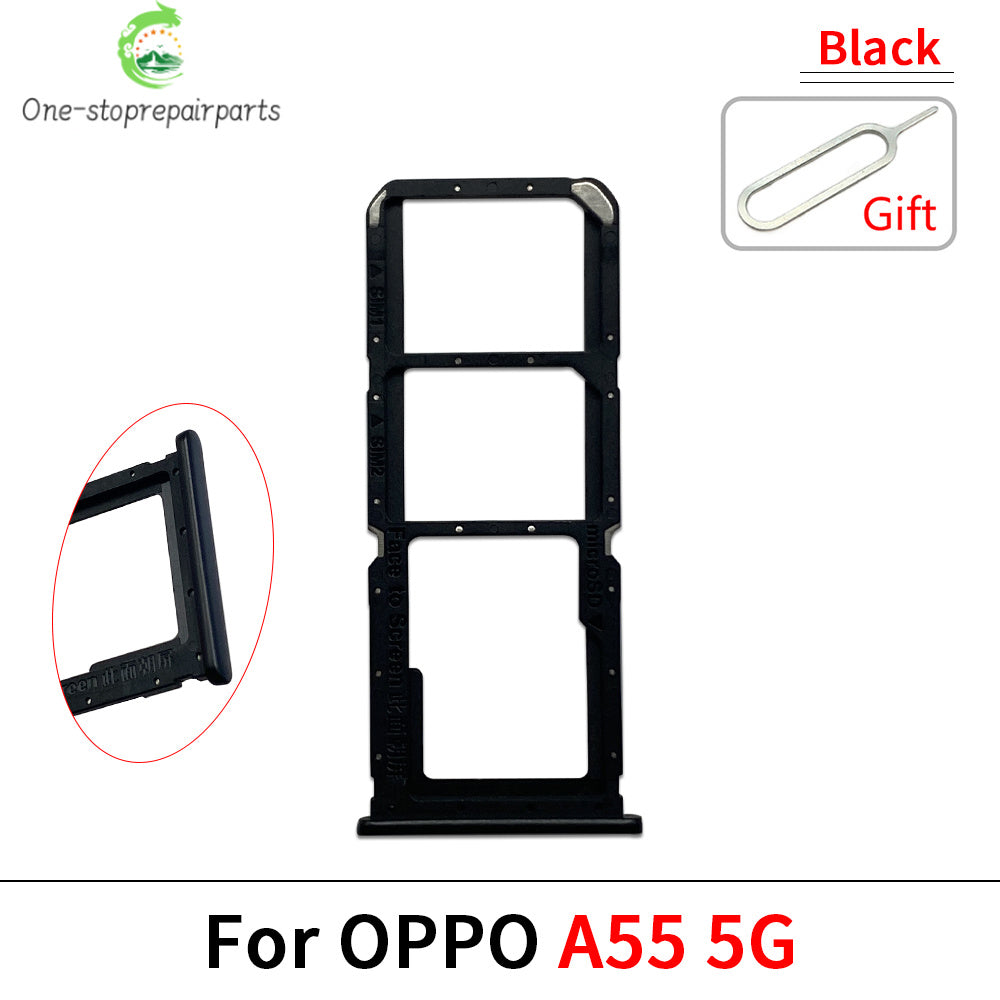 10Pcs, SIM Card Tray Slot Holder For OPPO A52 A53 A54 A55 A57 A58 4G 2022 Replacement Parts OPPO phone repair parts