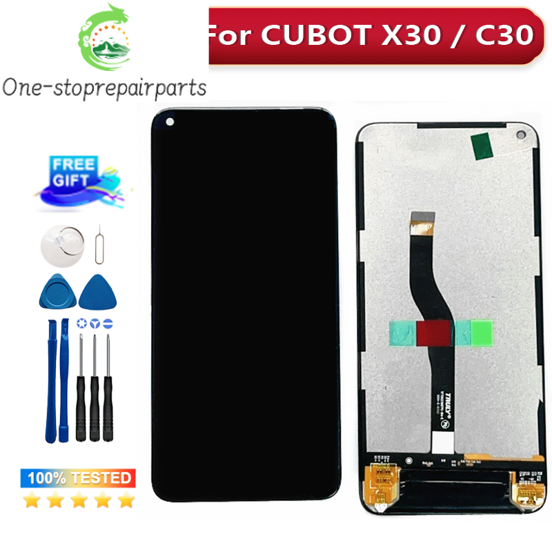 6.4 inch New Original For Cubot X30 LCD Display Assembly Replacement For Cubot C30 LCD Screen New Display Tested Other brand Phone repair parts