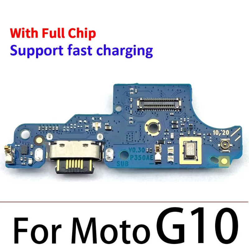 New For Moto G10 G20 G30 G50 G31 G41 G71 G60s G51 G22 G72 5G USB Charge Port Jack Dock Connector Charging Board Flex Cable Motorola phone repair parts