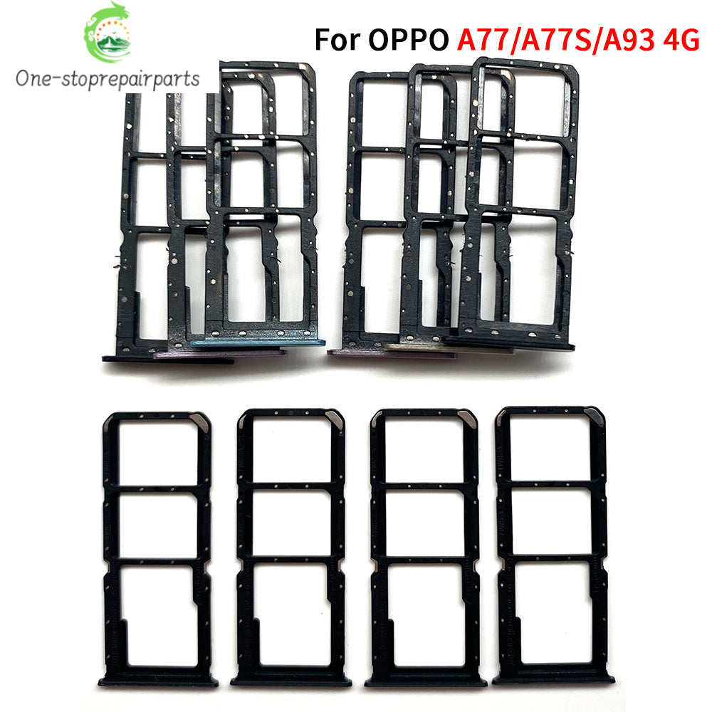 New For OPPO A72 A74 A77 A77s A78 4G 5G SIM Card Tray Slot Holder Adapter Accessories OPPO phone repair parts