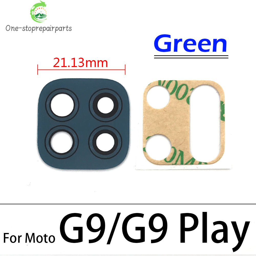 For Motorola Moto G8 G9 Plus Play Power Lite Rear Back Camera Glass Lens with Glue Motorola phone repair parts