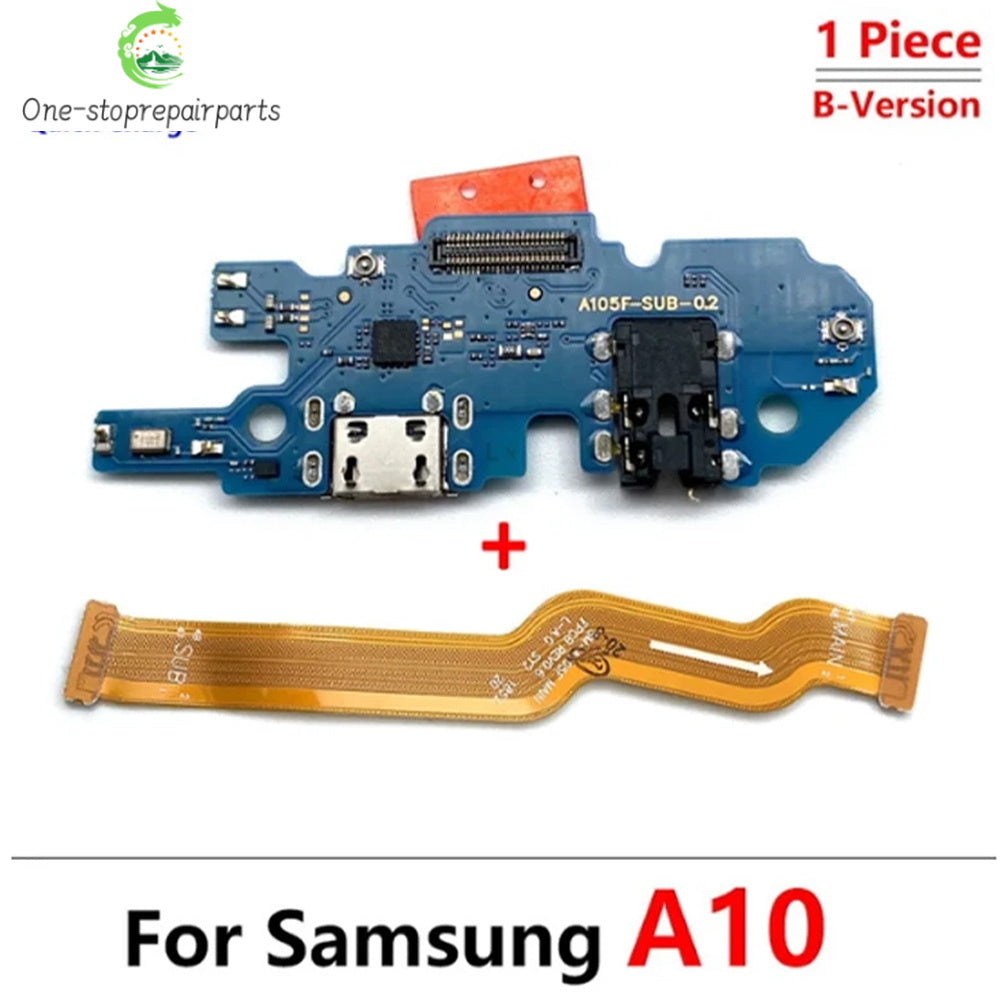 10Pcs, USB Charger Charging Dock Port Connector Main Flex Cable For Samsung A10 A20 A30 A50 A70 A31 A51 A71 A10s A20s A30s A21s Samsung phone repair parts