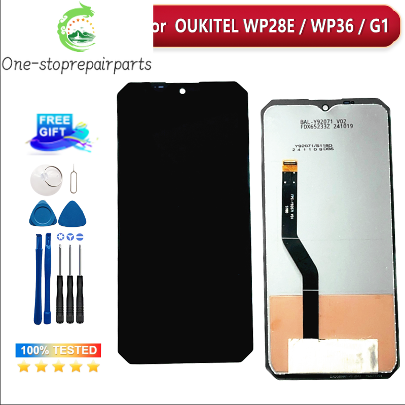 Original LCD Display For Oukitel WP23 WP23 Pro G1 WP28E WP28S WP36 Pro WP38 Touch Screen Digitizer Assembly Replacement +Tools Other brand Phone repair parts