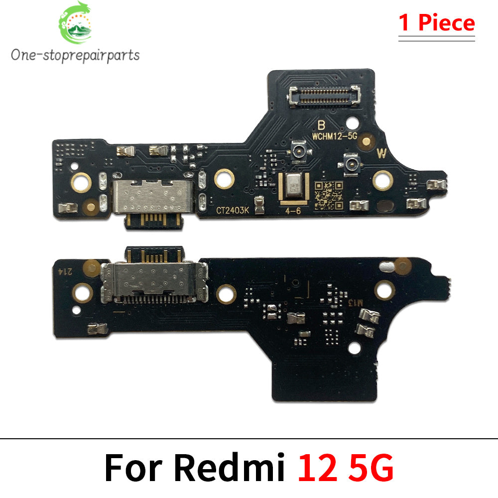 USB Charging Port Micro Dock Connector Board Flex Cable For Xiaomi Redmi 6 6A 7 7A 8 8A 9 9A 9C 10 10A 10C 12 12C 13C 4G 5G  Xiaomi  Xiao mi phone repair parts
