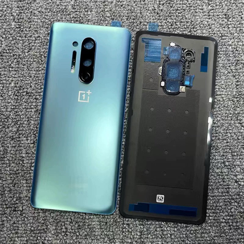 AAA+ quality For OnePlus Back Battery Cover Door Rear Glass Oneplus 8 8T 8Pro Battery Cover  Case With Camera Lens OnePlus phone repair parts