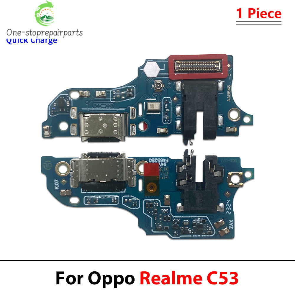 USB Charger Charging Dock Port Connector Flex Cable For OPPO Realme C31 C25 C35 C55 C65 C51 C61 C71 C53 C63 C73 C67 C21 4G 5G Realme phone repair parts