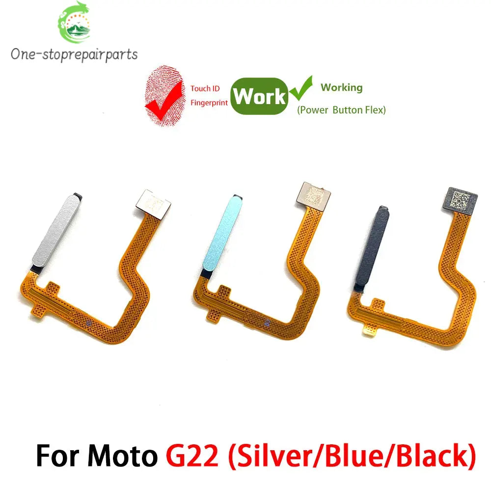 For Motorola Moto G22 G31 G51 G71 5G Home Button FingerPrint Touch ID Sensor Flex Cable Ribbon Replacement Parts Motorola phone repair parts