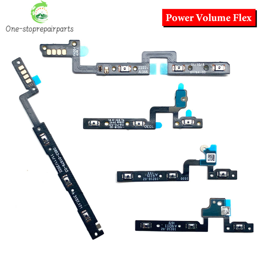 New Power on off Volume Key Button Flex Cable For Google Pixel 5 5A 6 6A 7 7A 8 9 Pro XL Google Pixel phone repair parts
