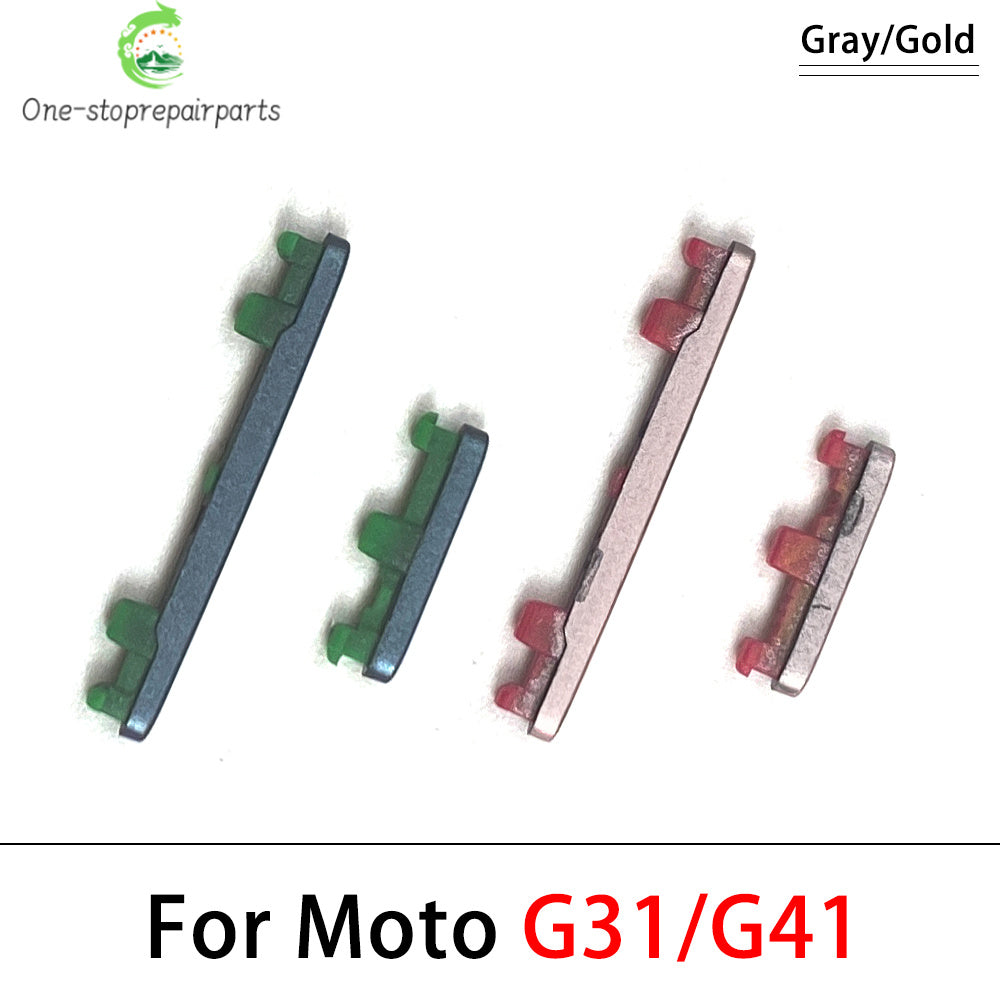 10Pcs/Lot, New For Motorola For Moto G10 G20 G30 G60 G60s G31 G71 G51 5G Power Volume Side Button Key Replacement Parts Motorola phone repair parts