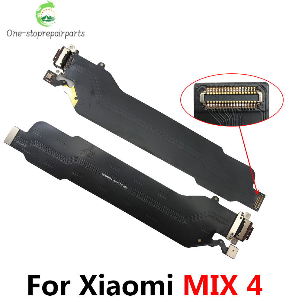 New USB Charging Port Board Flex Cable Connector Parts For Xiaomi Mi Mix 4 Mix4 5G Microphone Module  Xiaomi  Xiao mi phone repair parts