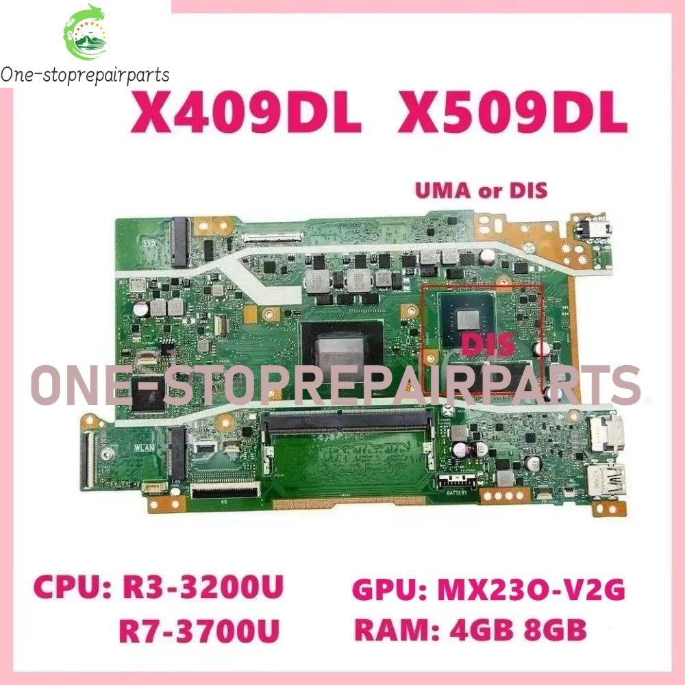 X409DL Laptop Motherboard For ASUS X409DA X409DJ/DL D409DA X509DA X509DL X509DJ D509DA M409D M509D FL8709D Y5200DA Mainboard ASUS laptop repair parts